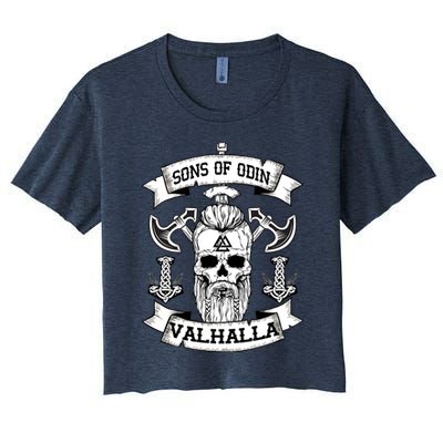 Sons Of Odin Valhalla  Crop Top