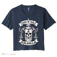 Sons Of Odin Valhalla  Crop Top