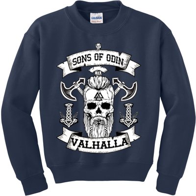 Sons Of Odin Valhalla  Kids Sweatshirt