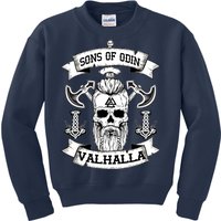 Sons Of Odin Valhalla  Kids Sweatshirt