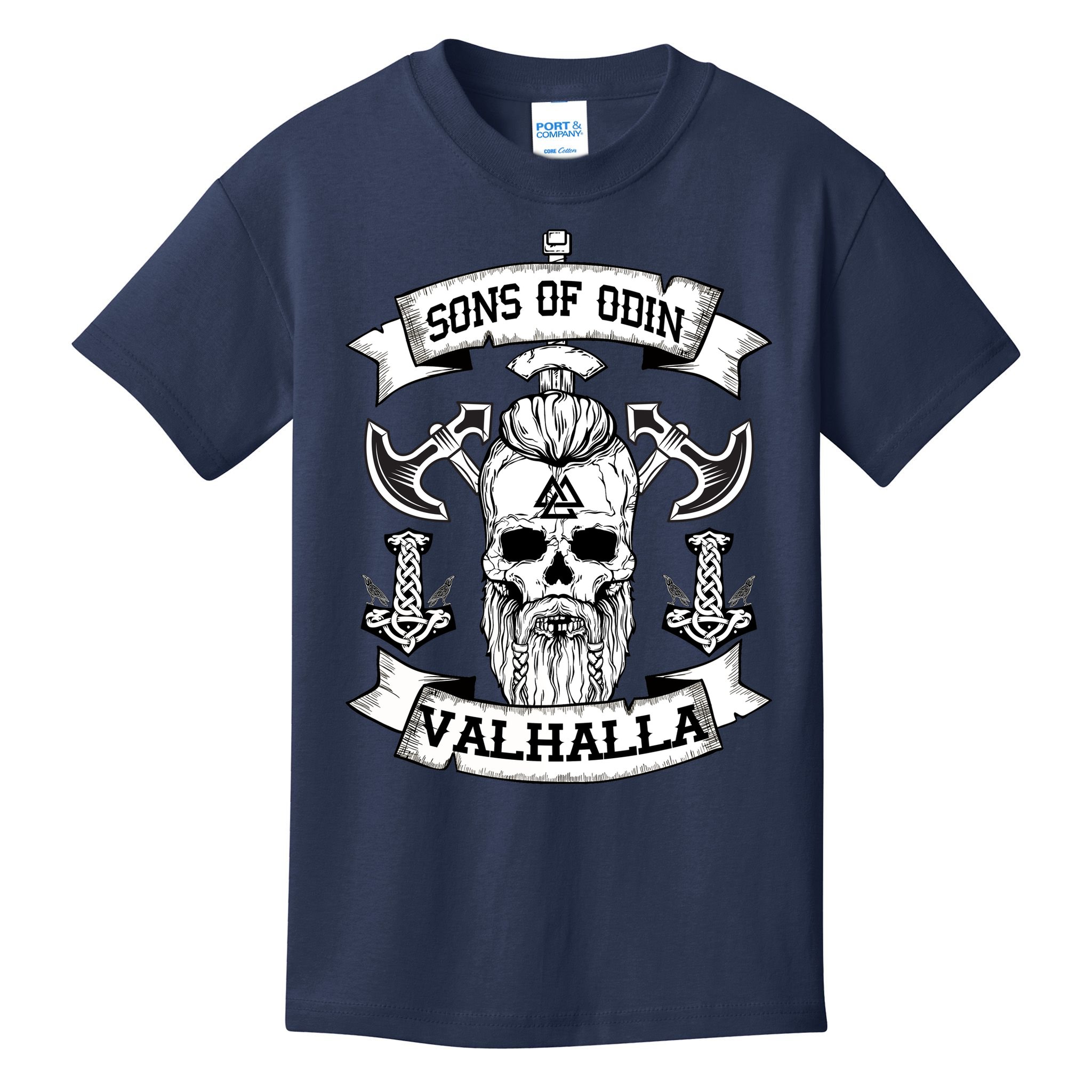 Sons Of Odin Valhalla  Kids T-Shirt