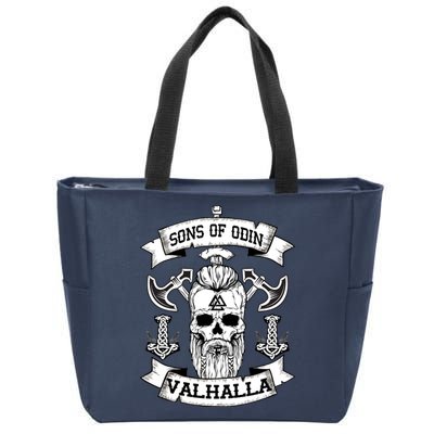 Sons Of Odin Valhalla  Zip Tote Bag