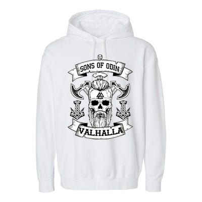 Sons Of Odin Valhalla  Garment-Dyed Fleece Hoodie