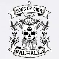 Sons Of Odin Valhalla  Garment-Dyed Sweatshirt