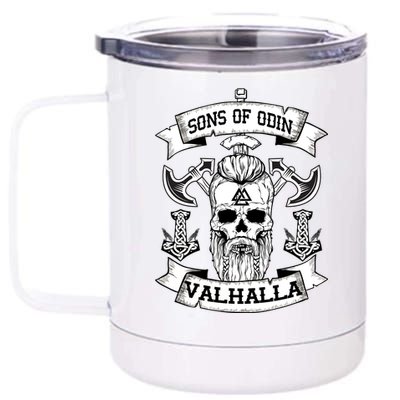 Sons Of Odin Valhalla  12 oz Stainless Steel Tumbler Cup