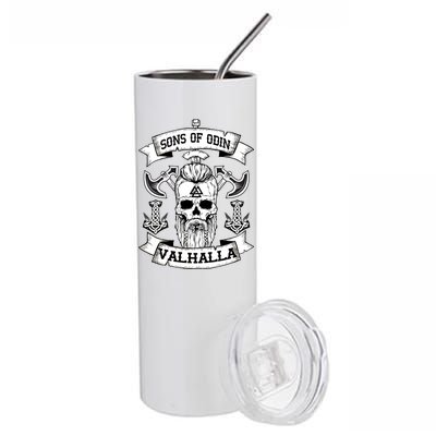 Sons Of Odin Valhalla  Stainless Steel Tumbler