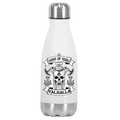 Sons Of Odin Valhalla  Stainless Steel Insulated Water Bottle