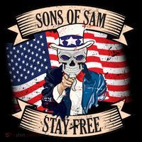 Sons Of Sam Stay Free Sustainable Bucket Hat