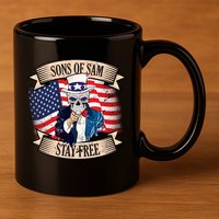 Sons Of Sam Stay Free 11oz C Handle Ceramic Mug