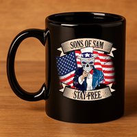 Sons Of Sam Stay Free 11oz C Handle Ceramic Mug