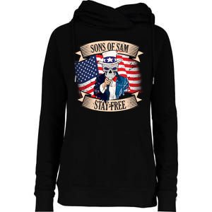 Sons Of Sam Stay Free Womens Funnel Neck Pullover Hood