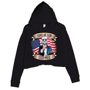 Sons Of Sam Stay Free Crop Fleece Hoodie