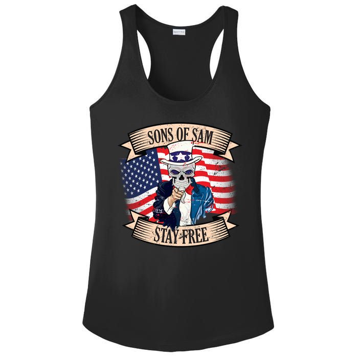 Sons Of Sam Stay Free Ladies PosiCharge Competitor Racerback Tank