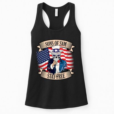 Sons Of Sam Stay Free Womens Tank Top