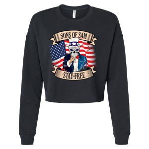 Sons Of Sam Stay Free Cropped Pullover Crew