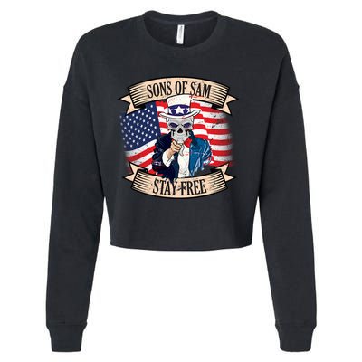 Sons Of Sam Stay Free Cropped Pullover Crew