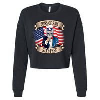 Sons Of Sam Stay Free Cropped Pullover Crew