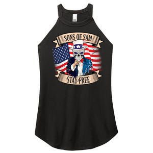 Sons Of Sam Stay Free Women's Perfect Tri Rocker Tank