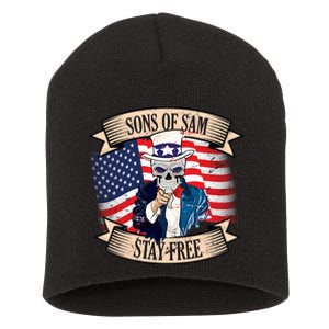 Sons Of Sam Stay Free Short Acrylic Beanie