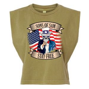 Sons Of Sam Stay Free Garment-Dyed Women's Muscle Tee