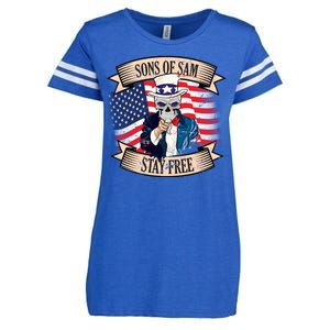 Sons Of Sam Stay Free Enza Ladies Jersey Football T-Shirt