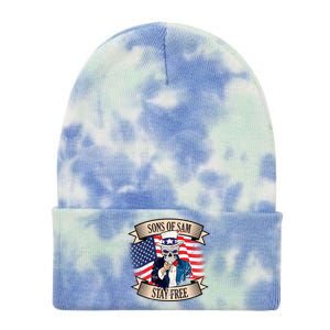 Sons Of Sam Stay Free Tie Dye 12in Knit Beanie