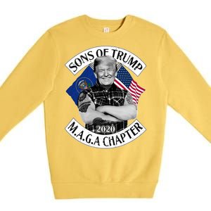 Sons of Trump 2020 MAGA Chapter Premium Crewneck Sweatshirt