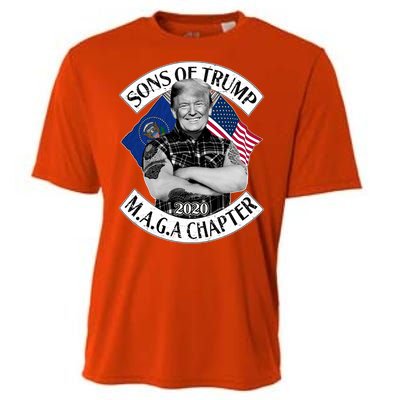 Sons of Trump 2020 MAGA Chapter Cooling Performance Crew T-Shirt