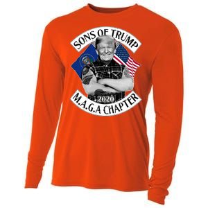 Sons of Trump 2020 MAGA Chapter Cooling Performance Long Sleeve Crew