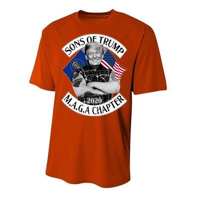 Sons of Trump 2020 MAGA Chapter Performance Sprint T-Shirt