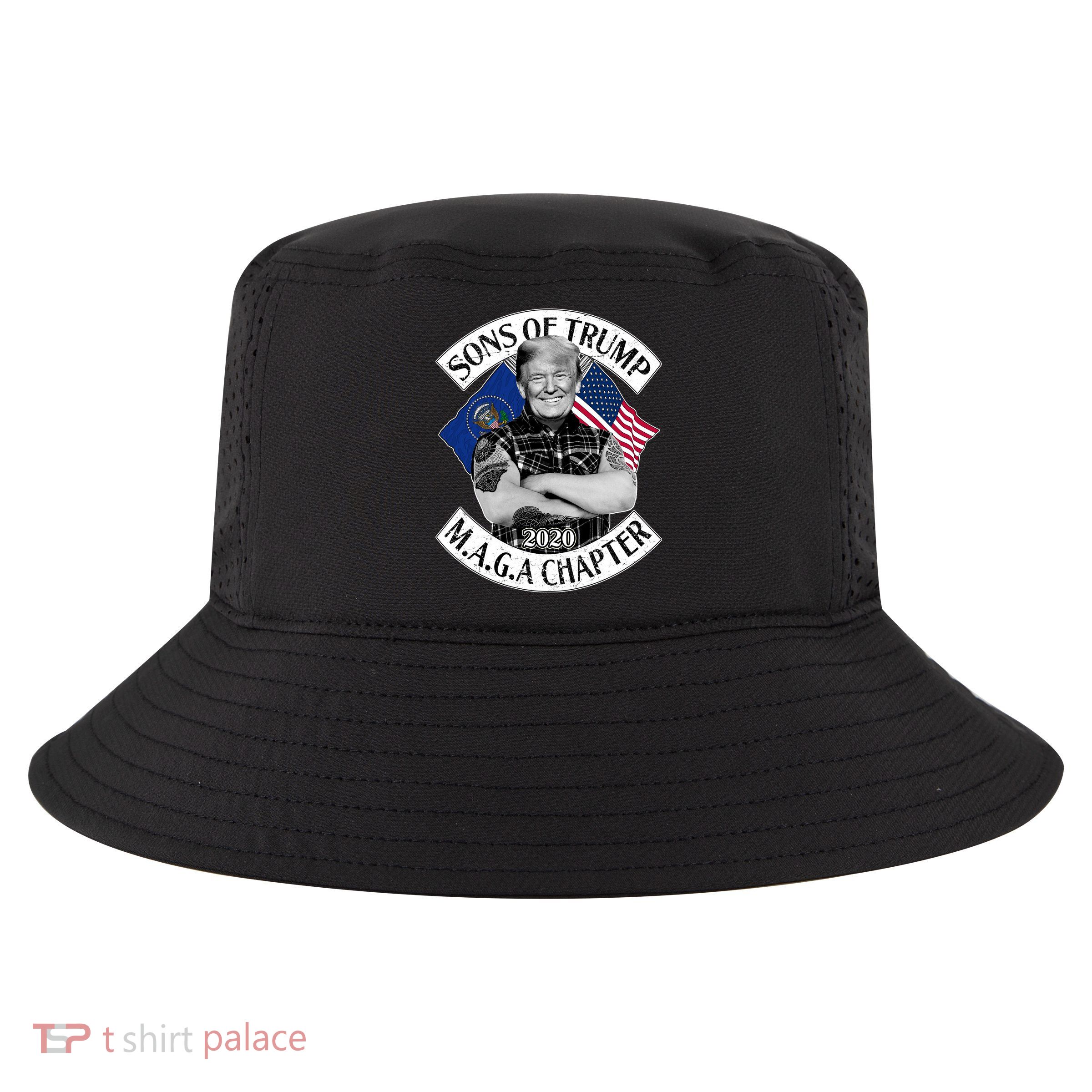 Sons of Trump 2020 MAGA Chapter Cool Comfort Performance Bucket Hat