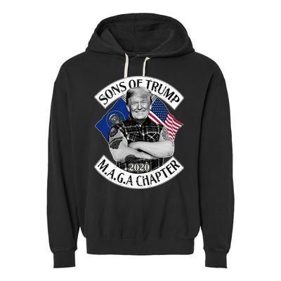 Sons of Trump 2020 MAGA Chapter Garment-Dyed Fleece Hoodie