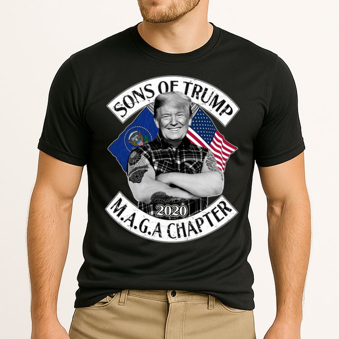 Sons of Trump 2020 MAGA Chapter Cooling Performance Crew T-Shirt