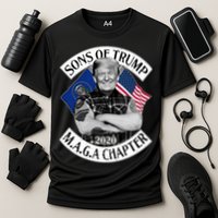 Sons of Trump 2020 MAGA Chapter Cooling Performance Crew T-Shirt