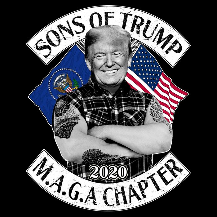 Sons of Trump 2020 MAGA Chapter Cooling Performance Crew T-Shirt