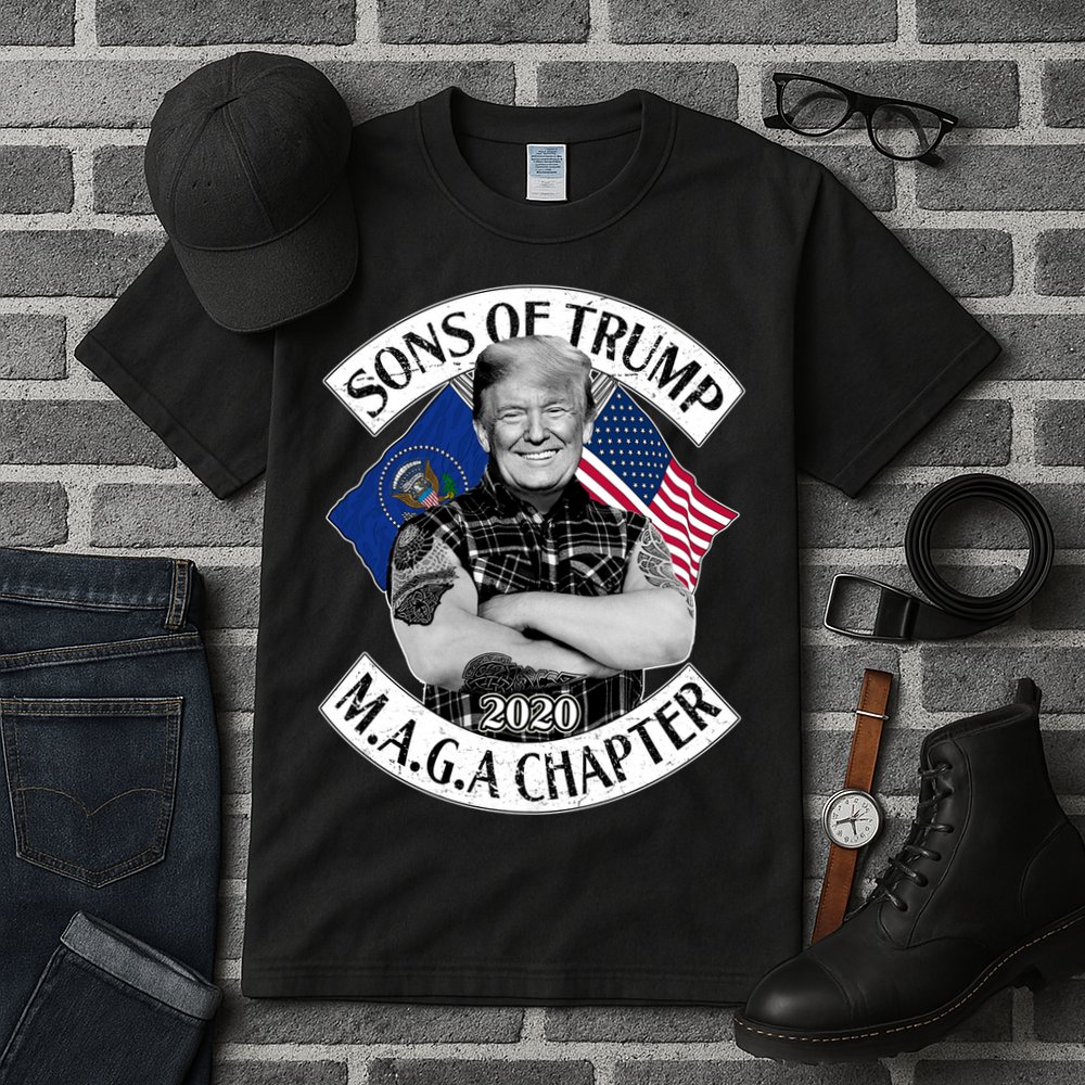 Sons of Trump 2020 MAGA Chapter Tall T-Shirt