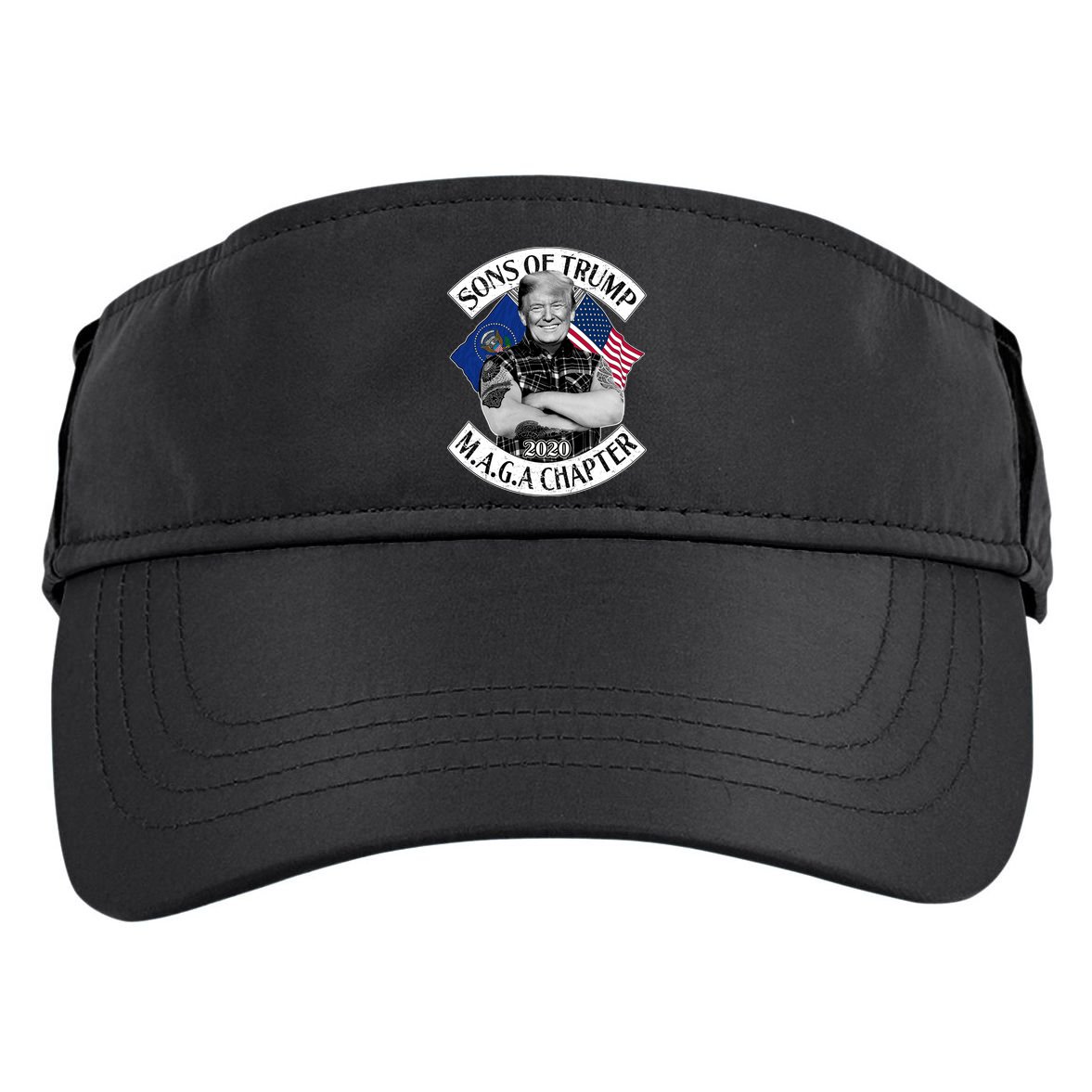 Sons of Trump 2020 MAGA Chapter Adult Drive Performance Visor