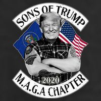 Sons of Trump 2020 MAGA Chapter Adult Drive Performance Visor