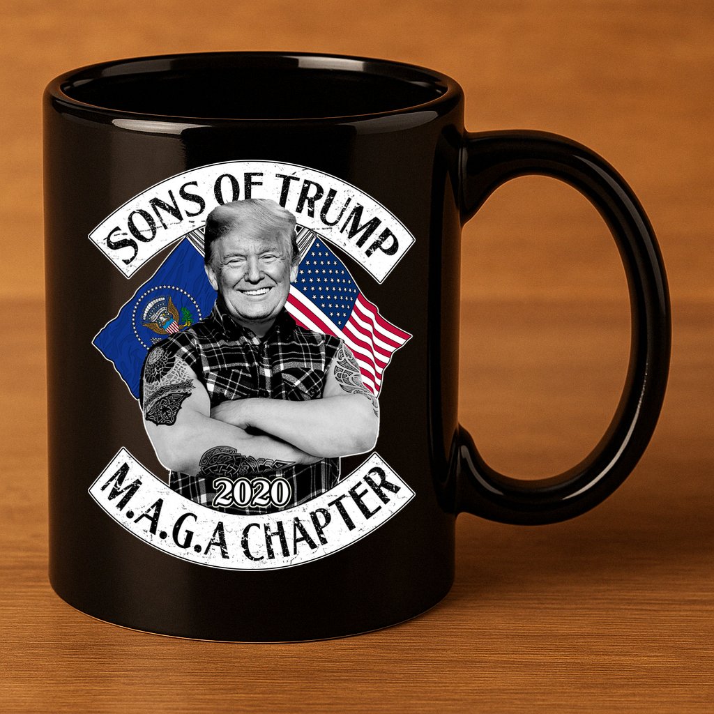 Sons of Trump 2020 MAGA Chapter 11oz C Handle Ceramic Mug
