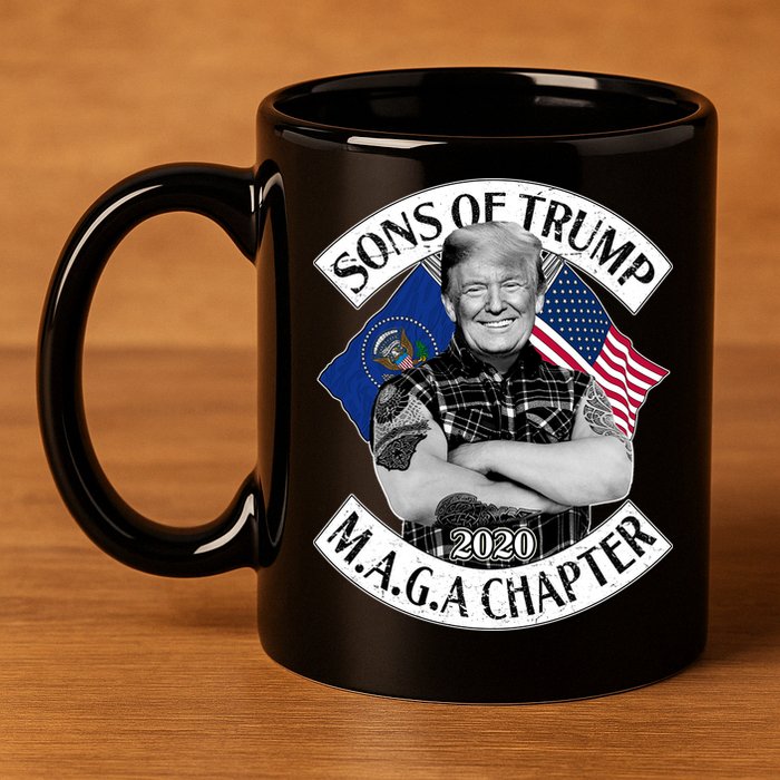 Sons of Trump 2020 MAGA Chapter 11oz C Handle Ceramic Mug