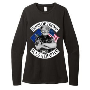 Sons of Trump 2020 MAGA Chapter Womens CVC Long Sleeve Shirt