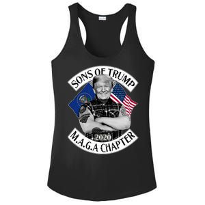 Sons of Trump 2020 MAGA Chapter Ladies PosiCharge Competitor Racerback Tank