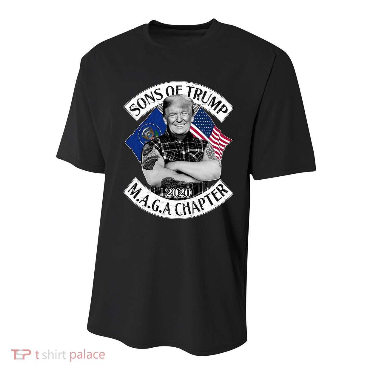 Sons of Trump 2020 MAGA Chapter Youth Performance Sprint T-Shirt