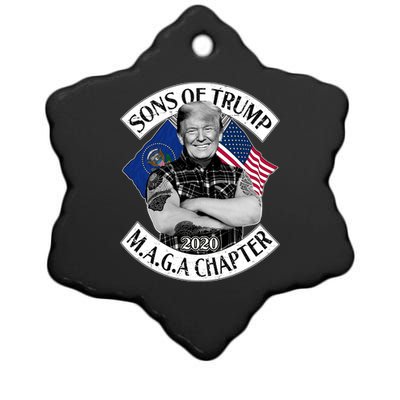 Sons of Trump 2020 MAGA Chapter Ceramic Star Ornament