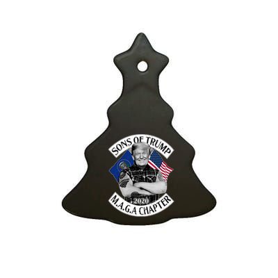 Sons of Trump 2020 MAGA Chapter Ceramic Tree Ornament