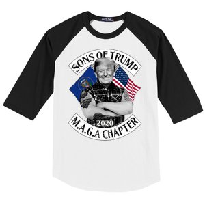 Sons of Trump 2020 MAGA Chapter Baseball Sleeve Shirt