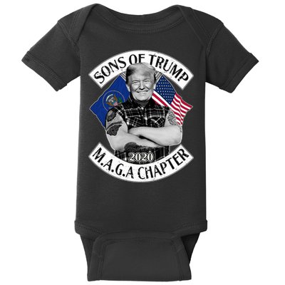 Sons of Trump 2020 MAGA Chapter Baby Bodysuit