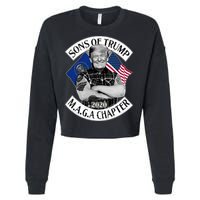 Sons of Trump 2020 MAGA Chapter Cropped Pullover Crew