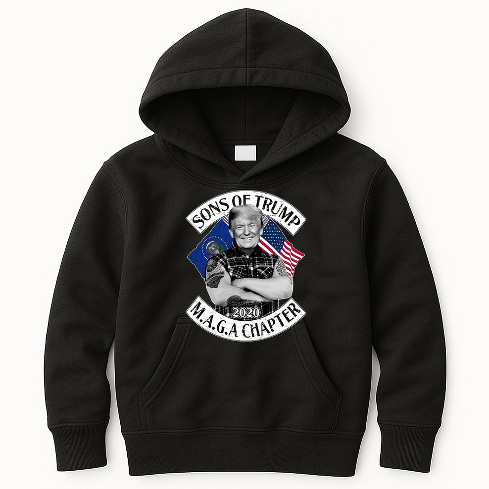 Sons of Trump 2020 MAGA Chapter Kids Hoodie