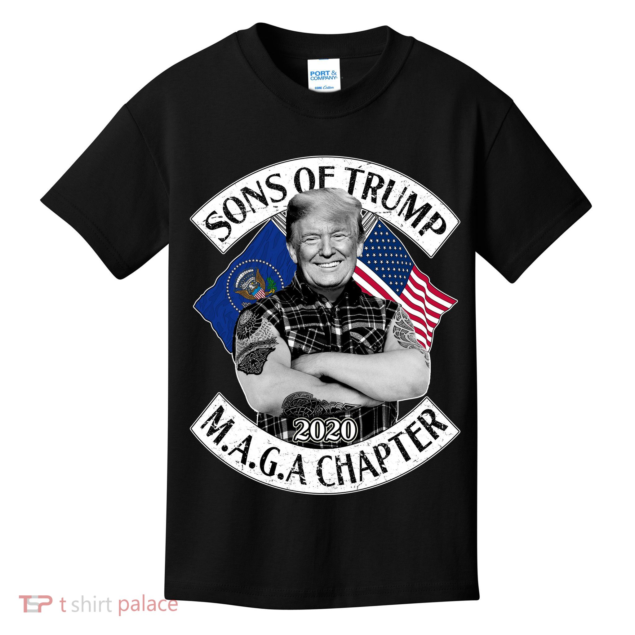 Sons of Trump 2020 MAGA Chapter Kids T-Shirt